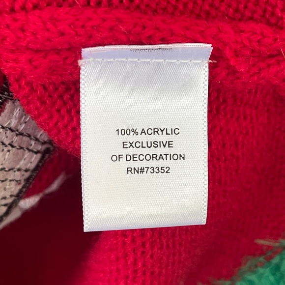 99 Jane Street Red and Green Polar Bear Holiday Sweater Size S - Picture 9 of 9
